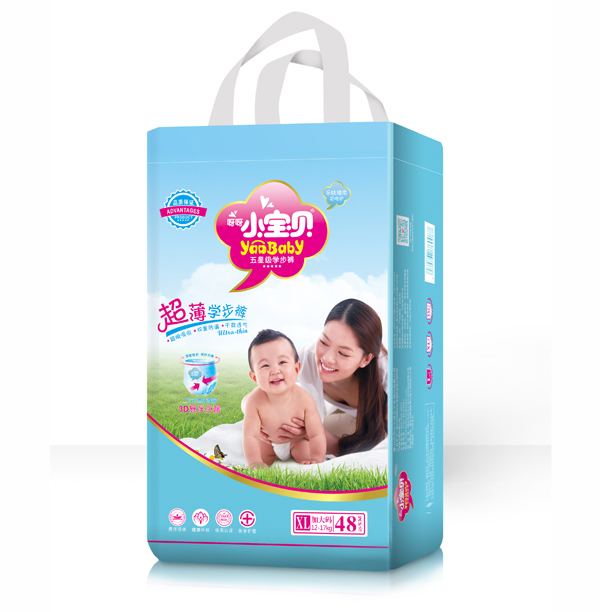 呀呀小寶貝學(xué)步褲XL碼48片