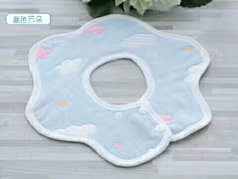 淘貝貓六層紗布花朵圍嘴-藍(lán)色云朵.jpg 淘貝貓六層紗布花朵圍嘴-藍(lán)色云朵.jpg