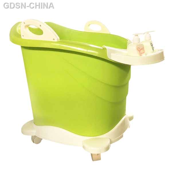 青蛙嘟迪立式滑輪浴桶綠色