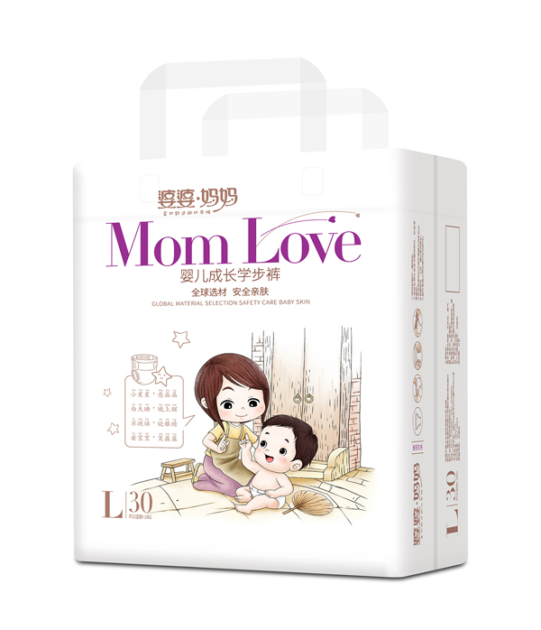 婆婆·媽媽嬰兒成長(zhǎng)學(xué)步褲L