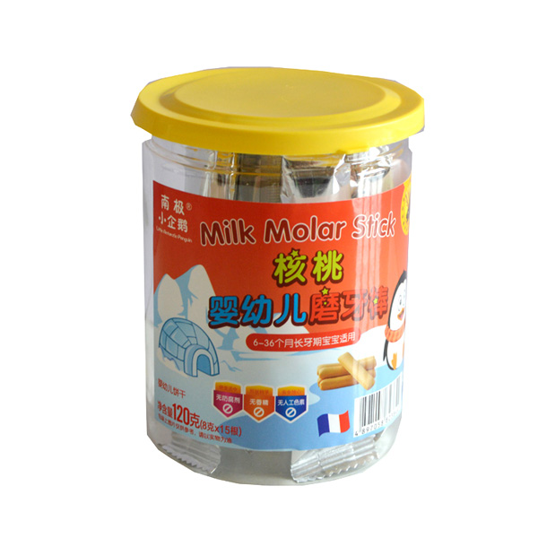 南極小企鵝核桃磨牙棒罐裝