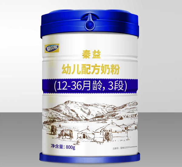 秦益幼兒配方奶粉(12-36個(gè)月)3段