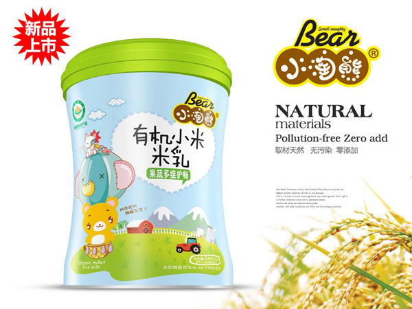 小淘熊有機(jī)小米米乳-果蔬多維護(hù)暢桶裝