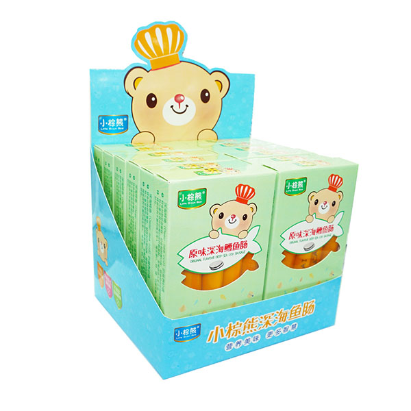 小棕熊原味深海鱈魚腸盒裝