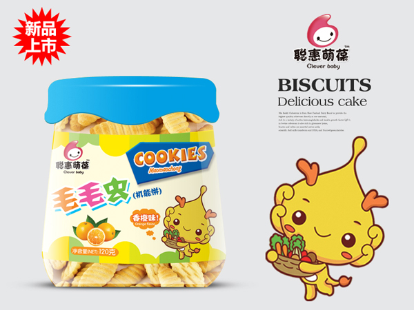 聰惠萌葆毛毛蟲機(jī)能餅-香橙味