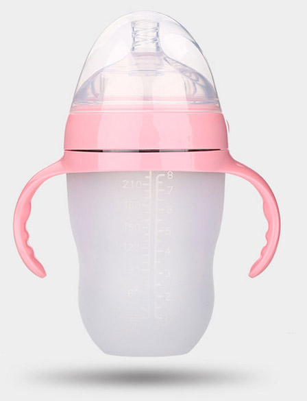 唯昵貝貝WA56超寬口硅膠奶瓶粉色250ml.jpg 唯昵貝貝WA56超寬口硅膠奶瓶粉色250ml.jpg