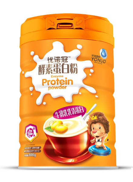 優(yōu)諾冠牛初乳乳清蛋白酵素蛋白粉