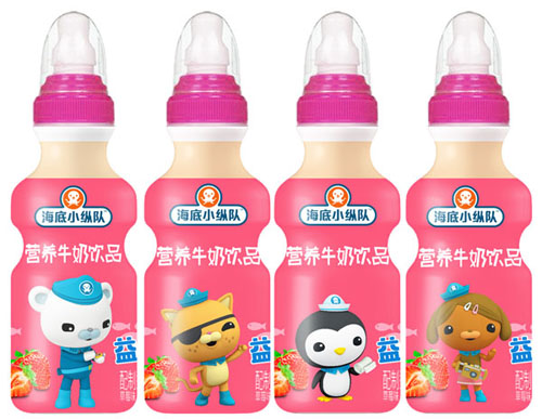 海底小縱隊(duì)益生元營(yíng)養(yǎng)牛奶飲品(草莓味)