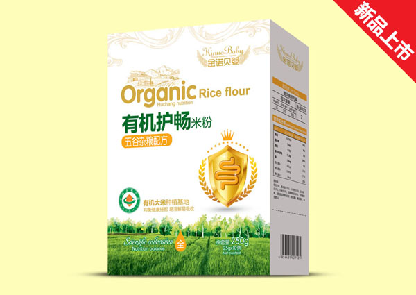 金諾貝嬰有機護暢米粉-五谷雜糧配方盒裝