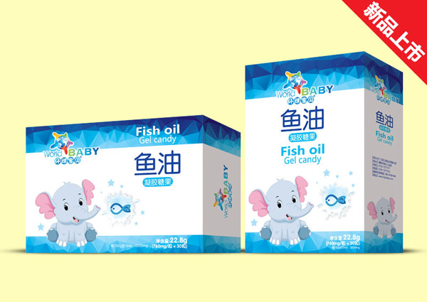 環(huán)球?qū)氊愻~(yú)油凝膠糖果