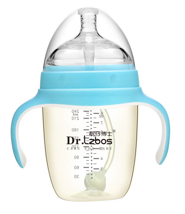 靚仔博士PPSU超寬口徑奶瓶藍(lán)色