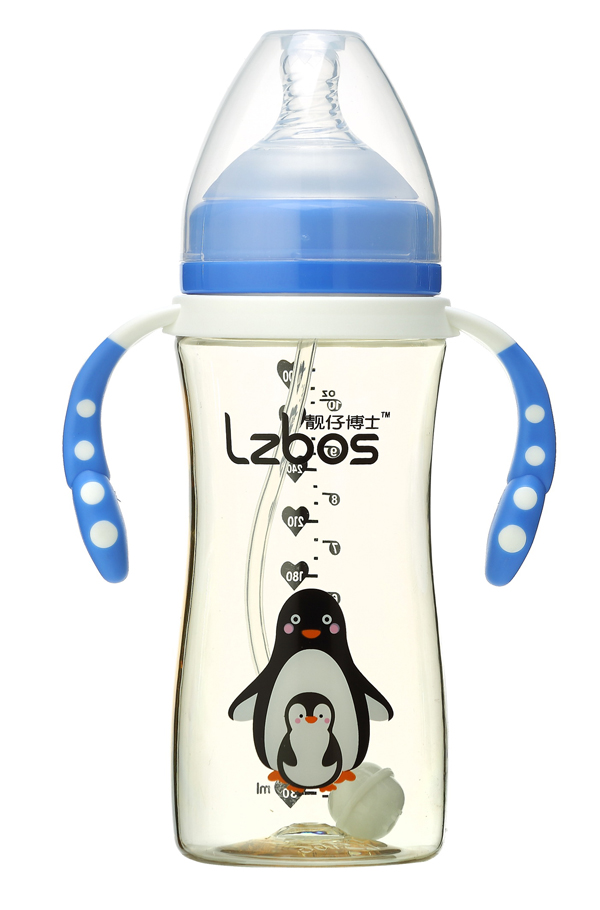 靚仔博士寬口徑自動(dòng)奶瓶 藍(lán)色
