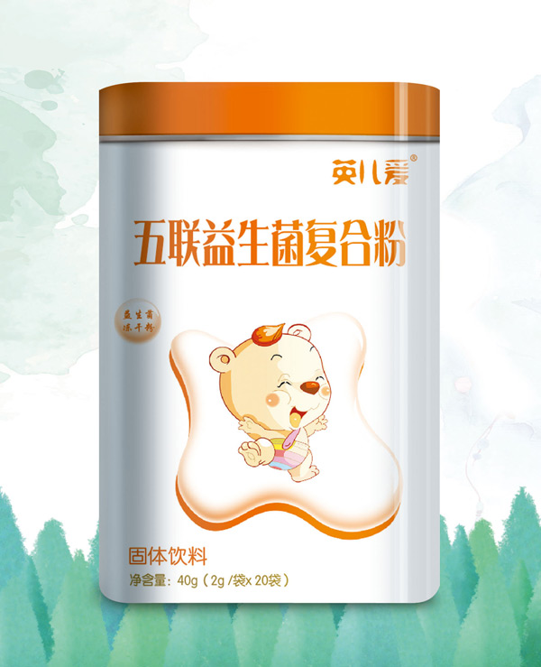 英兒愛五聯(lián)益生菌復合粉