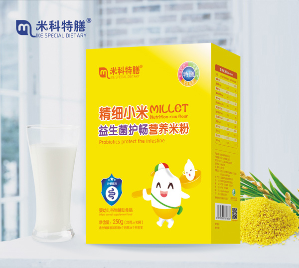 米科特膳精細(xì)小米益生菌護(hù)暢營(yíng)養(yǎng)米粉-盒裝600