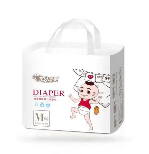 龍貝清爽綿柔瞬吸嬰兒紙尿片M66