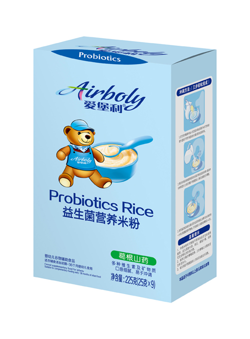 愛堡利葛根山藥益生菌營養(yǎng)米粉盒裝