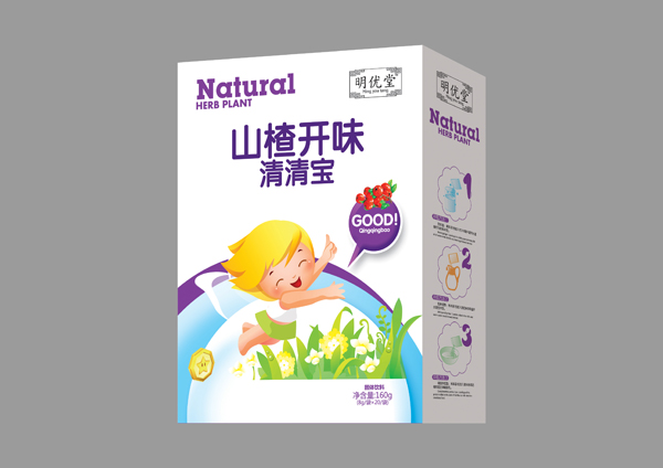 明優(yōu)堂山楂開(kāi)胃清清寶 盒裝