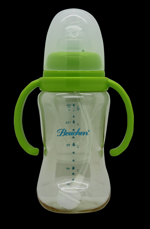 貝臣150ml 標口PPSU帶手柄自動吸奶瓶