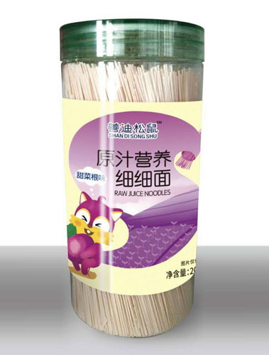 善迪松鼠原汁營養(yǎng)細細面-甜菜根味