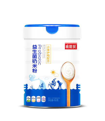 雅恩貝小米護(hù)暢益生菌奶米粉