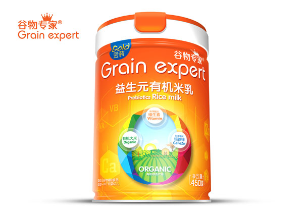 谷物專家益生元有機米乳