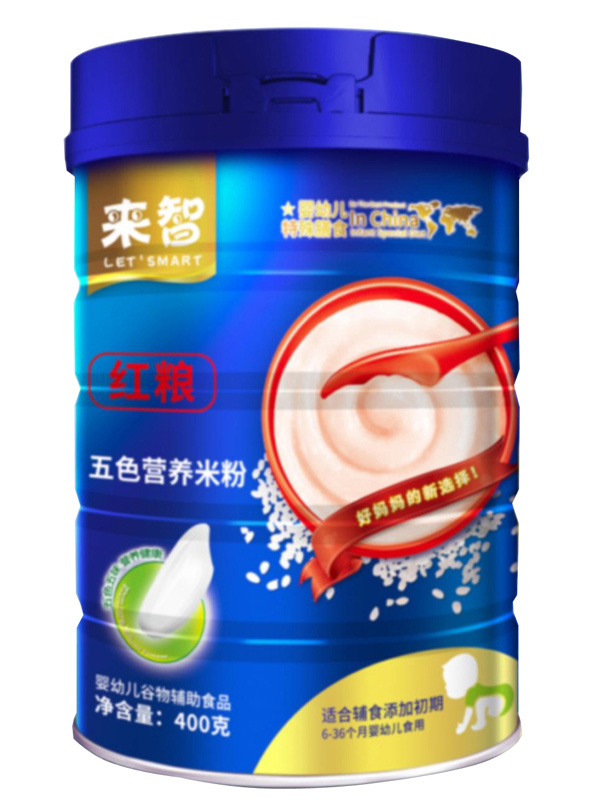 來智五色營(yíng)養(yǎng)米粉 紅糧