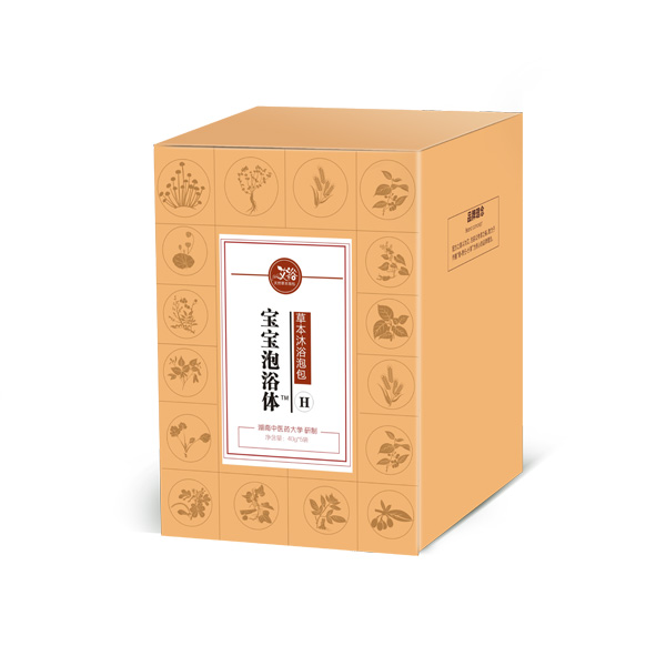 艾裕寶寶泡浴體草本沐浴泡包-風寒盒裝