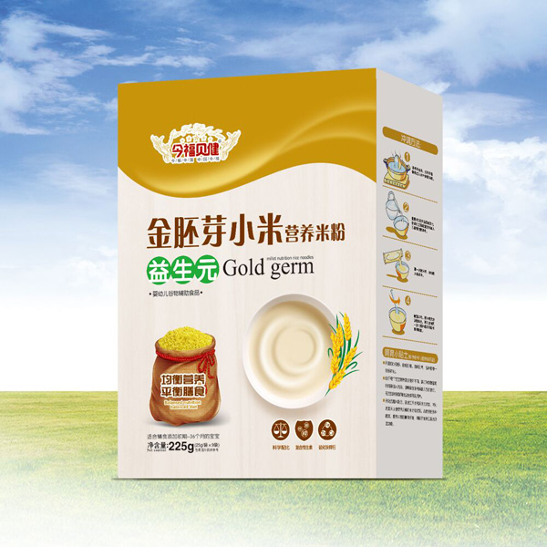 今福貝健金胚芽小米米粉盒裝-益生元