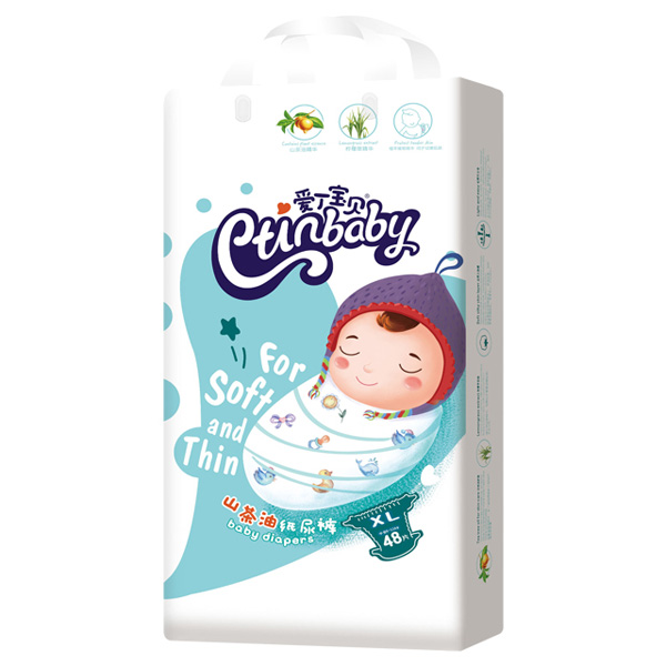 愛丁寶貝山茶油紙尿褲XL48