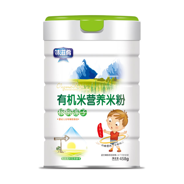 味滋肴有機(jī)米營養(yǎng)米粉-核桃蓮子罐裝