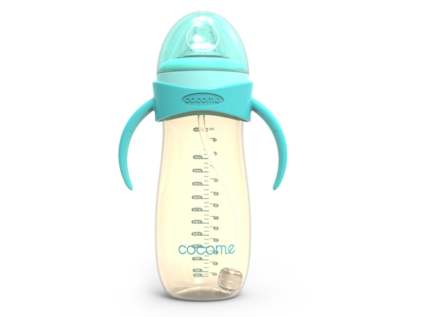 可可萌嘟嘟PPSU奶瓶320ML-藍