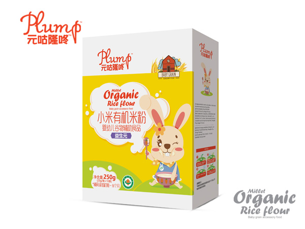 元咕隆咚小米有機米粉-益生元盒裝