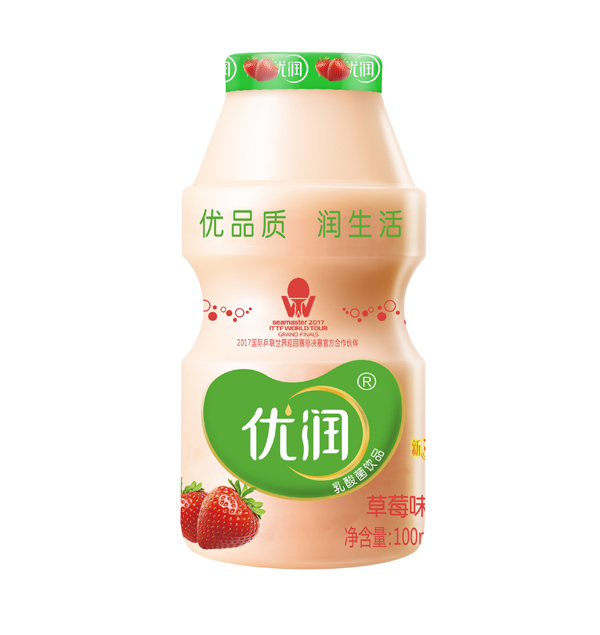 優(yōu)潤乳酸菌飲品 100ml 草莓味 瓶標+R.jpg 優(yōu)潤乳酸菌飲品 100ml 草莓味 瓶標+R.jpg