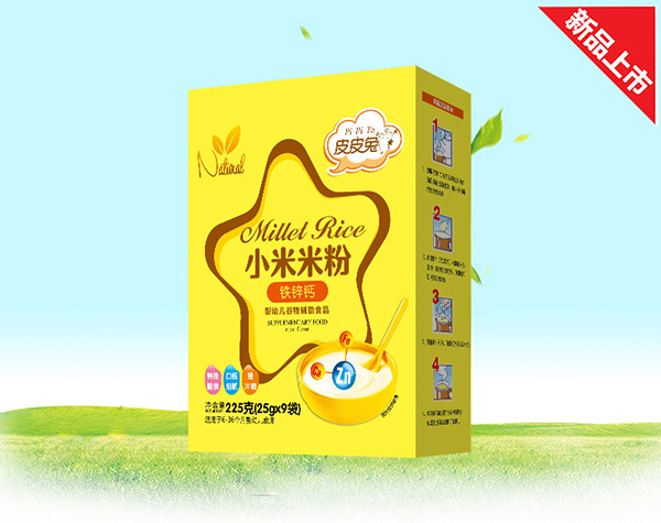 皮皮兔小米米粉-鐵鋅鈣