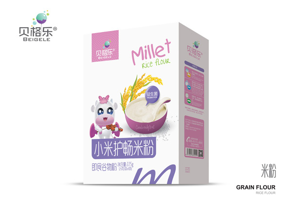貝格樂小米護(hù)暢米粉-益生菌 盒裝