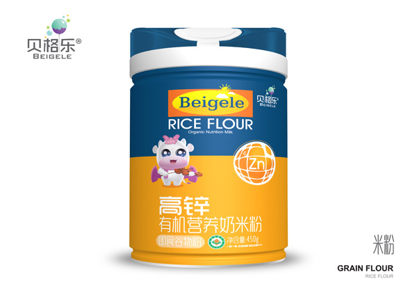 貝格樂高鋅有機(jī)營養(yǎng)奶米粉 聽裝