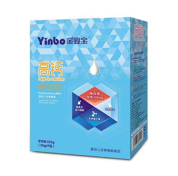 金嬰寶高鈣配方米粉 盒裝