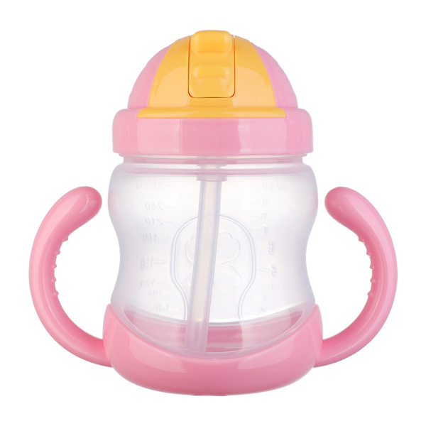 萌嘟嘟多彩防漏學飲杯280ML粉色.jpg 萌嘟嘟多彩防漏學飲杯280ML粉色.jpg