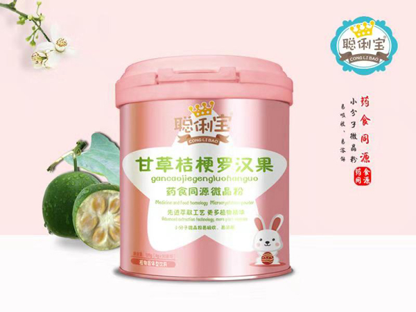 聰俐寶甘草桔梗羅漢果藥食同源微晶粉