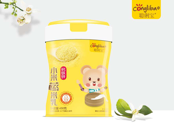 聰俐寶鈣鐵鋅小米蒸米乳 聽裝1