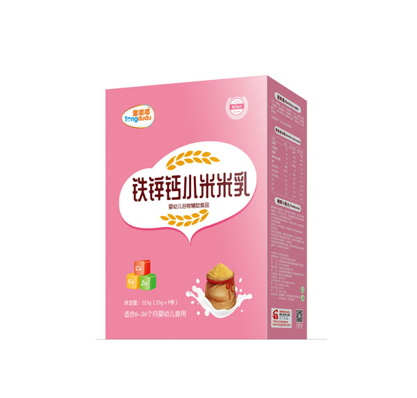 童嘟嘟鐵鋅鈣小米米乳 盒裝