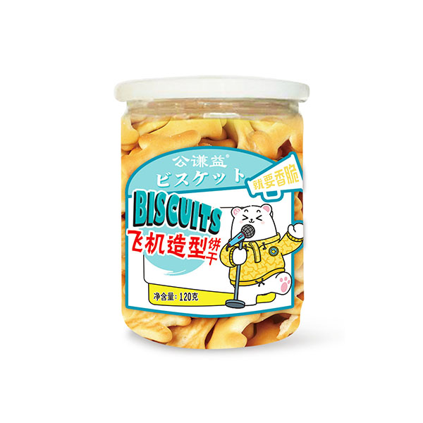 公謙益飛機造型餅干120g