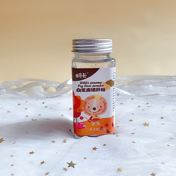 昕卡白芝麻豬肝粉