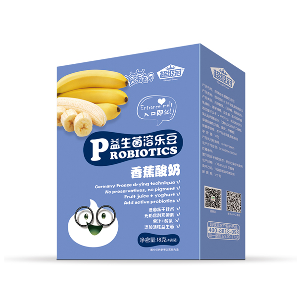 超級冠益生菌溶樂豆(香蕉酸奶)