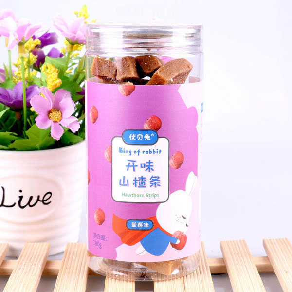 優(yōu)貝兔開味山楂條-草莓味