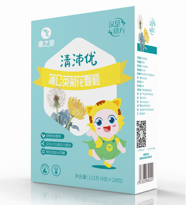 康之?huà)肭迮鎯?yōu)蒲公英菊花顆粒側(cè)面