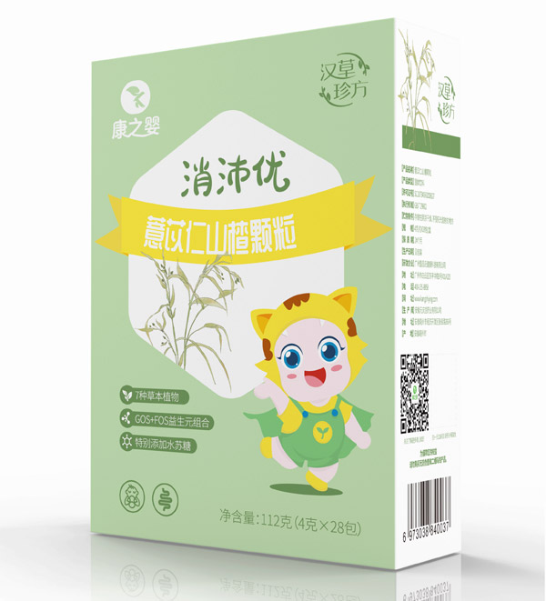 康之?huà)胂鎯?yōu)薏苡仁山楂顆粒側(cè)面