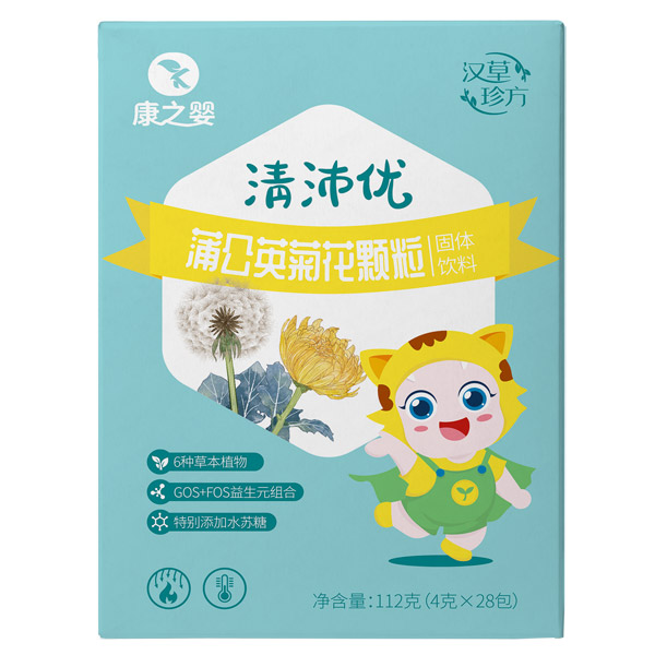 康之?huà)肭迮鎯?yōu)蒲公英菊花顆粒正面
