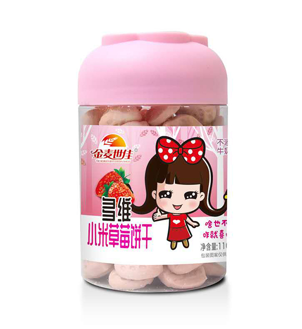 金麥世佳多維小米草莓餅干