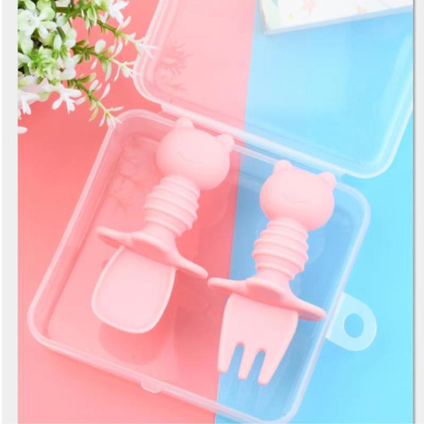 盟寶新款硅膠叉勺組合1